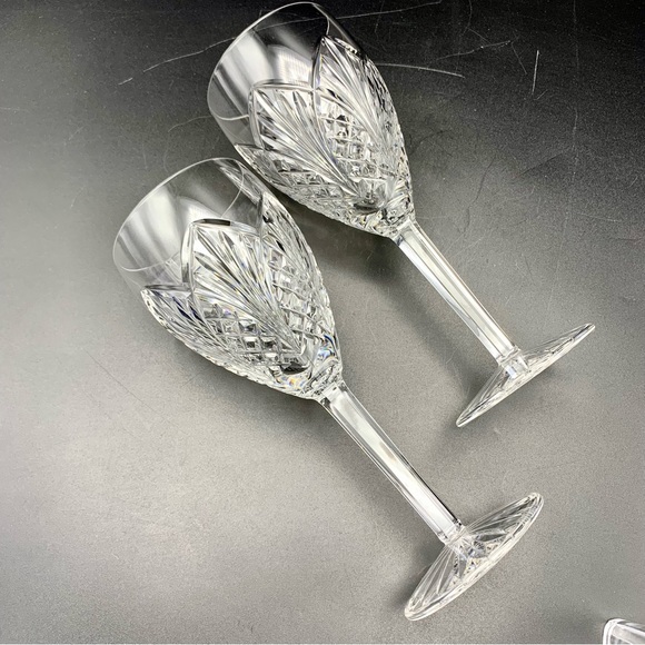 ‼️PENDING‼️ Waterford Crystal Waterville Water Goblets SET/2 IRELAND 7-7/8” NWOT - Picture 6 of 16
